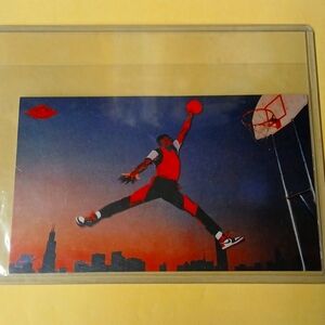 1985 Jumpman Nike Michael Jordan Promo Poster Card